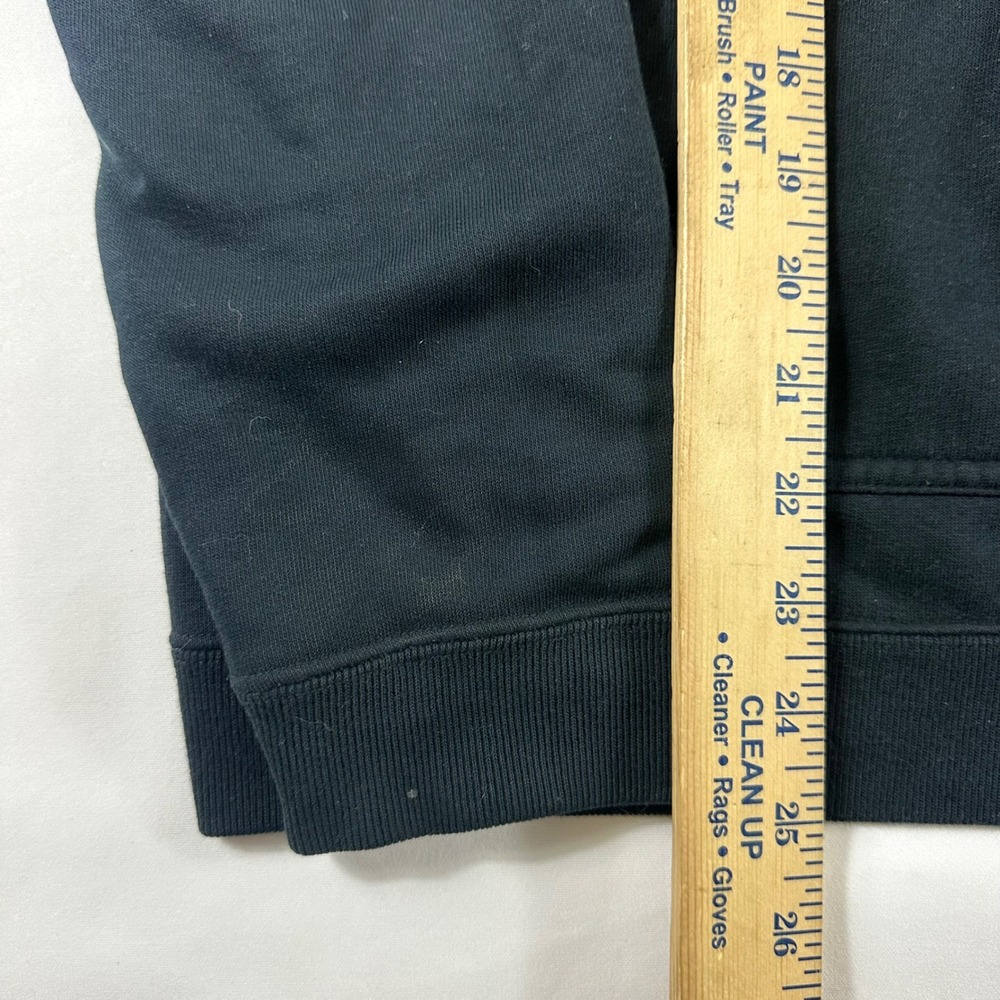 Nike Sportswear Mens Hoodie Black White‎ Futura Logo Fleece Pullover Medium M - Picture 3 of 7